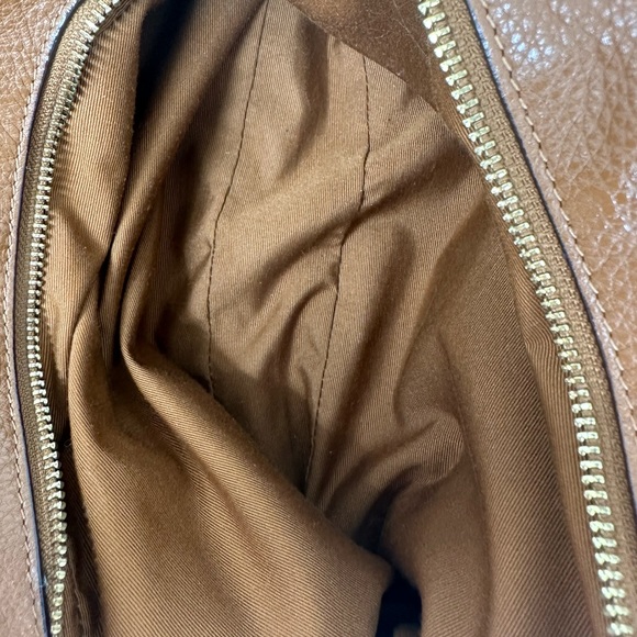 Coach F35723 Phoebe Brown Pebbled leather Large Shoulder Bag Pre-owned. - Picture 10 of 13